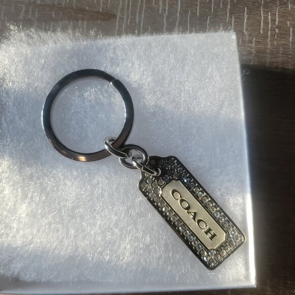 COACH Rhinestone Keychain (Brand New)(Gift Box included) - Picture 1 of 9